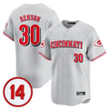 Ldoa C.Reds #30 Ken Griffey Player Gray Vapor Premier Limited Home Stitched Jerseys