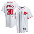 Ldoa C.Reds #30 Ken Griffey Player White Game Home Stitched Jerseys