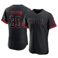 Ldoa C.Reds #35 Jose Trevino Player Black City Connect Limited Elite Home Stitched Jerseys