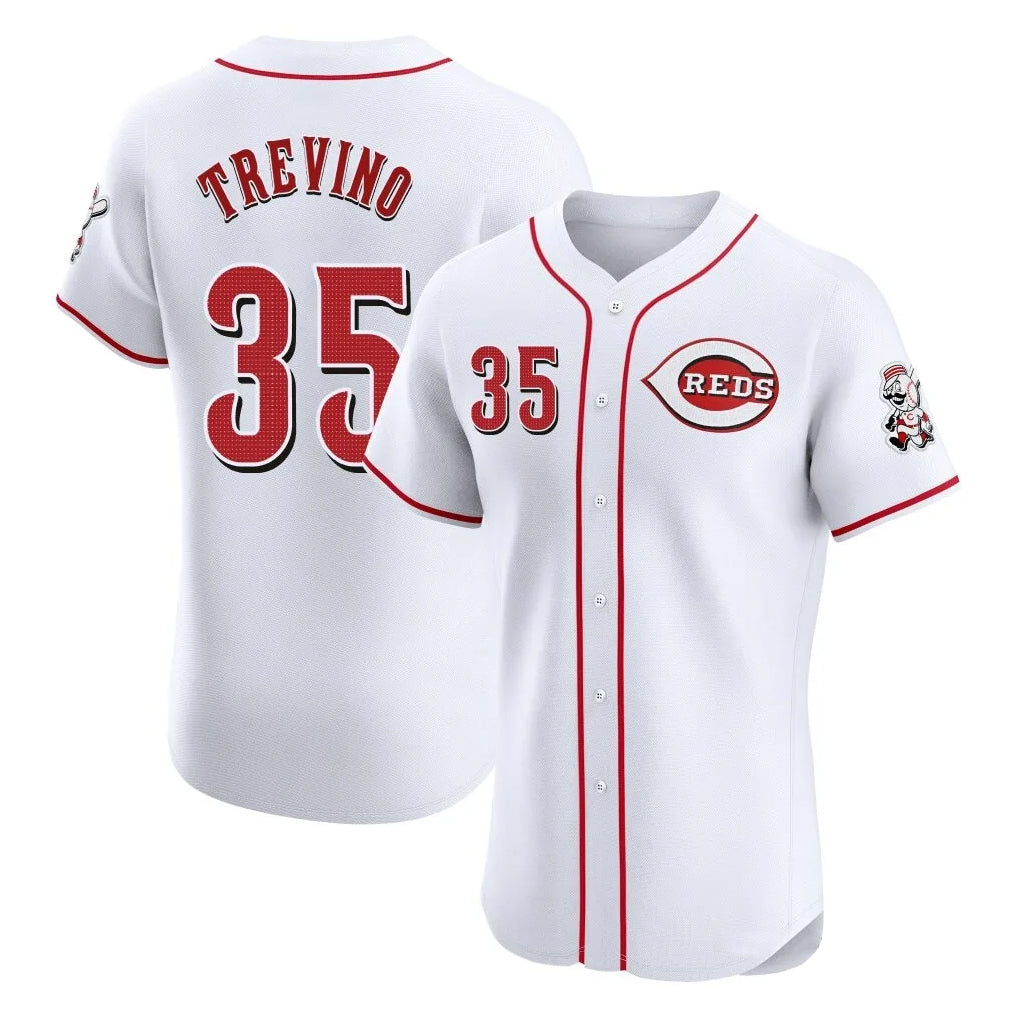 Ldoa C.Reds #35 Jose Trevino Player White Limited Elite Home Stitched Jerseys