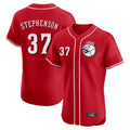 Ldoa C.Reds #37 Tyler Stephenson Player Red Limited Elite Home Game Stitched Jerseys