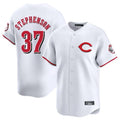 Ldoa C.Reds #37 Tyler Stephenson Player White Limited Home Stitched Jerseys