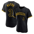 Ldoa C.Reds #3 Ke'Bryan Hayes Player Black Snake Skin City Limited Elite Home Stitched Jerseys