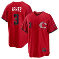 Ldoa C.Reds #3 Ke'Bryan Hayes Player Red 2026 City Connect Home Game Stitched Jerseys