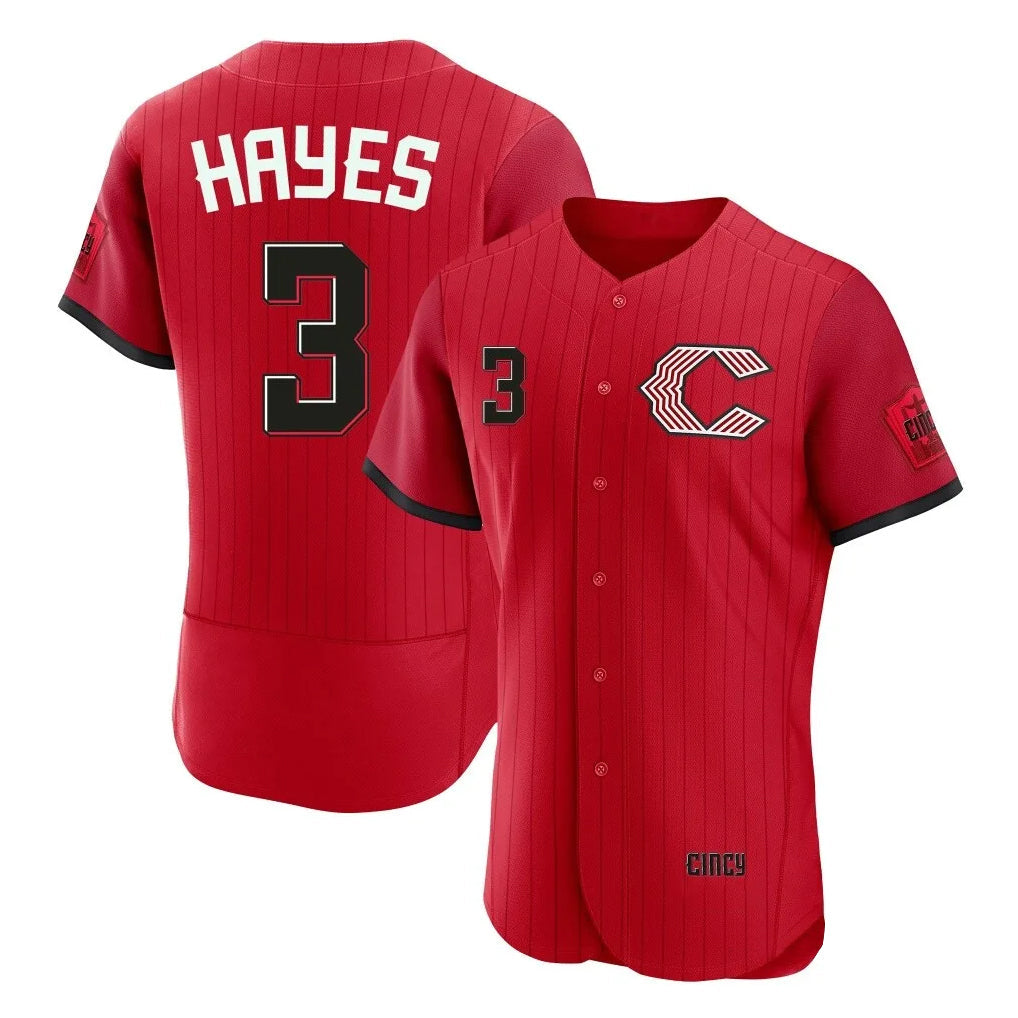 Ldoa C.Reds #3 Ke'Bryan Hayes Player Red 2026 City Connect Limited Elite Home Stitched Jerseys