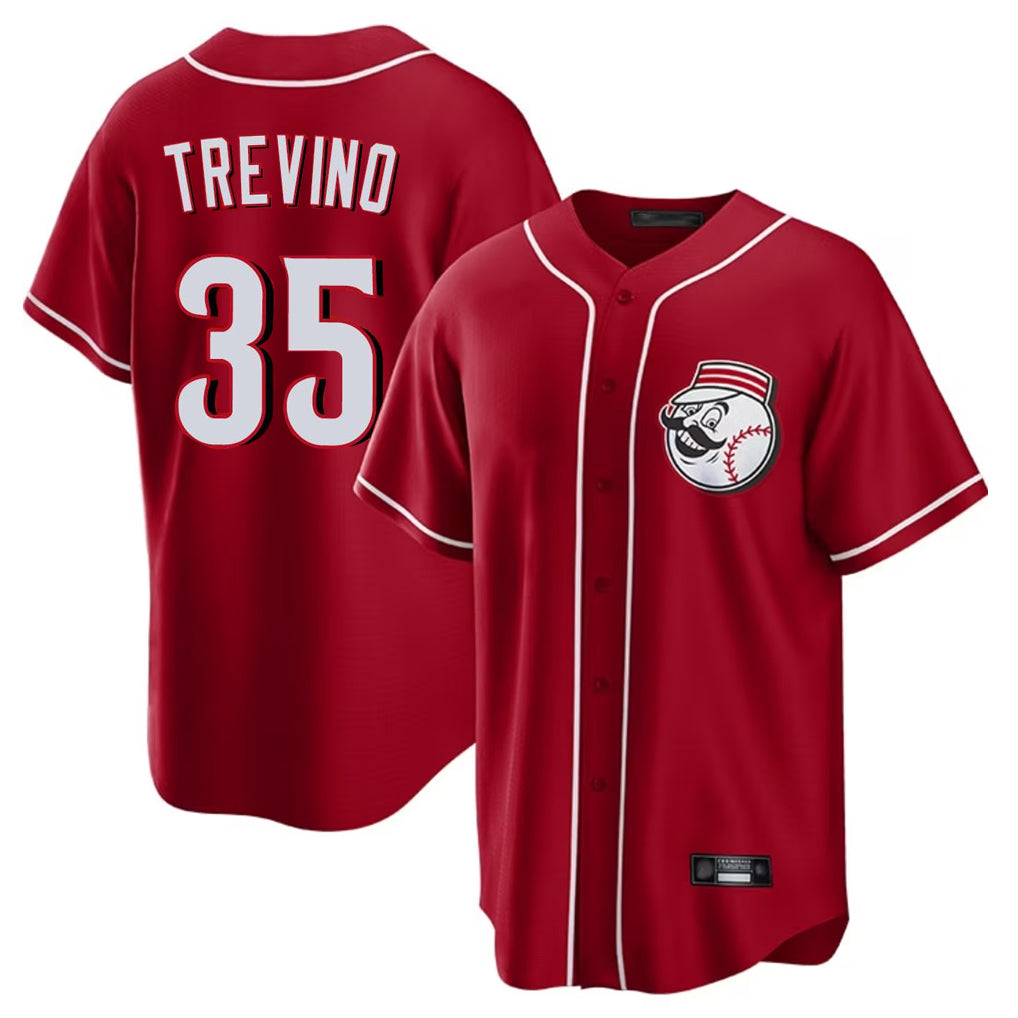 Ldoa C.Reds #3 Ke'Bryan Hayes Player Red Game Home Stitched Jerseys