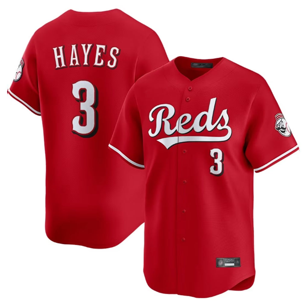 Ldoa C.Reds #3 Ke'Bryan Hayes Player Red Home Limited Stitched Jerseys
