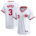 Ldoa C.Reds #3 Ke'Bryan Hayes Player White Cooperstown Collection Limited T-shirt Home Stitched Jerseys