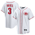 Ldoa C.Reds #3 Ke'Bryan Hayes Player White Game Home Stitched Jerseys