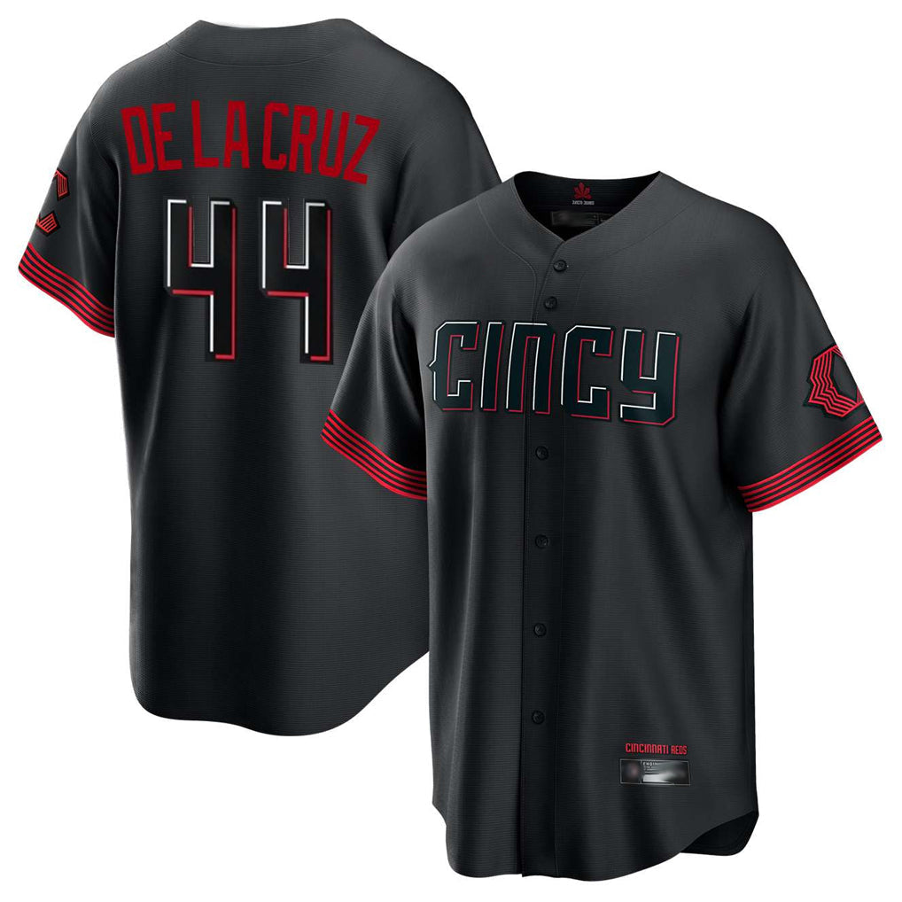 Ldoa C.Reds #44 Elly De La Cruz Player Black City Connect Home Game Stitched Jerseys