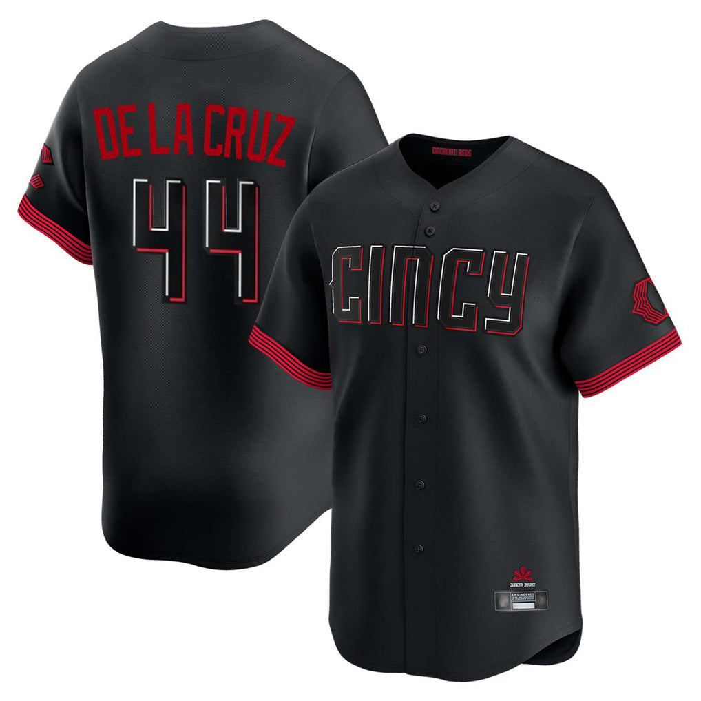 Ldoa C.Reds #44 Elly De La Cruz Player Black City Connect Home Limited Stitched Jerseys