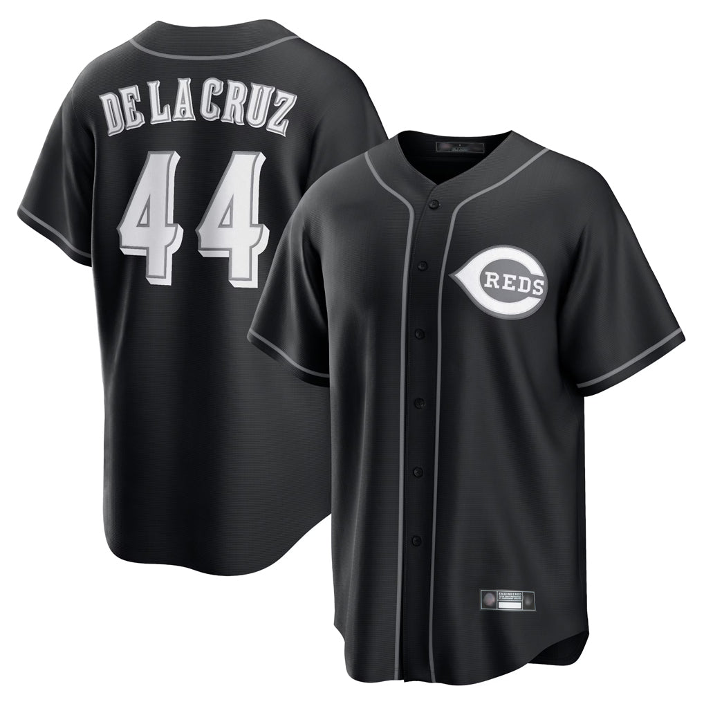 Ldoa C.Reds #44 Elly De La Cruz Player Black Home Game Stitched Jerseys