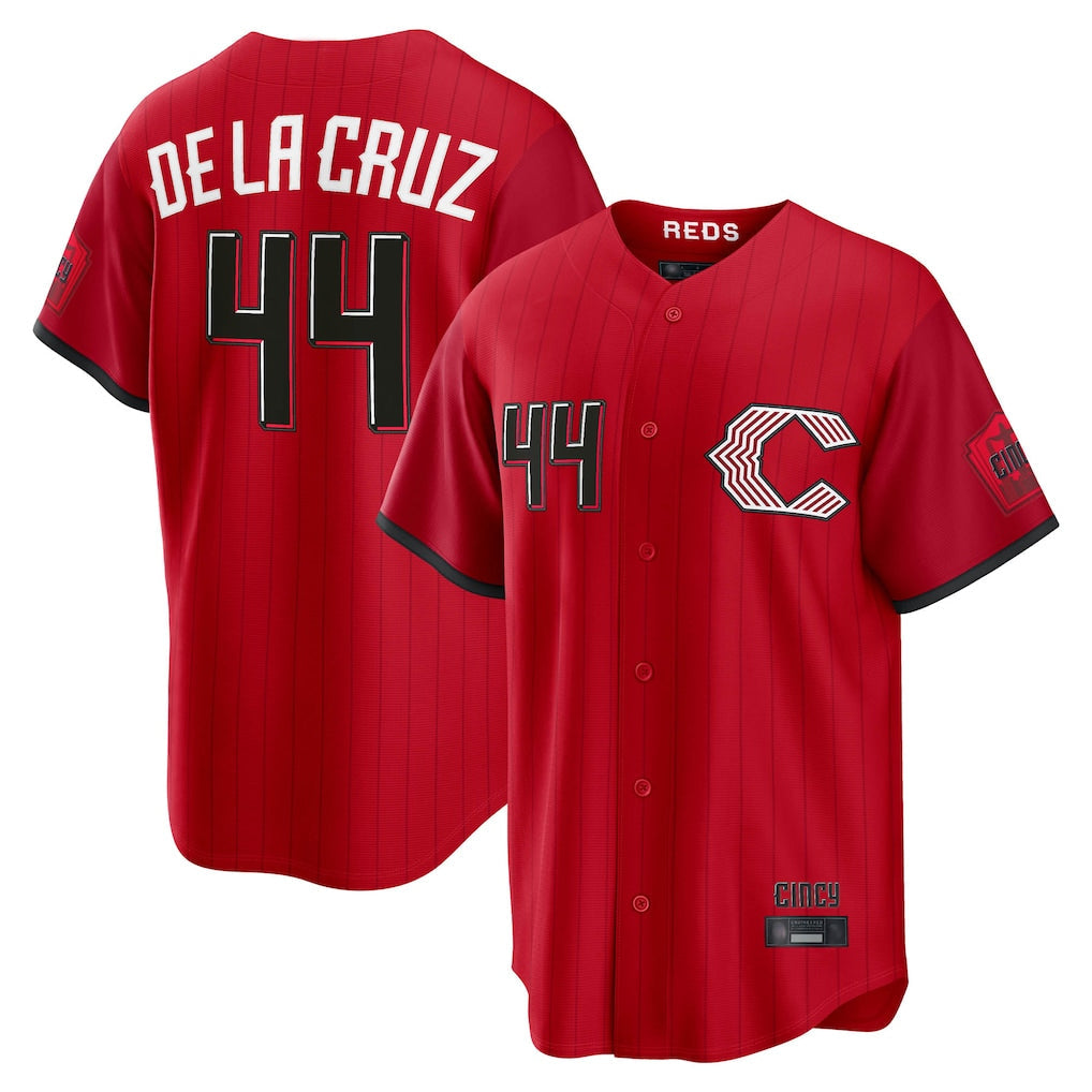 Ldoa C.Reds #44 Elly De La Cruz Player Red 2026 City Connect Home Game Stitched Jerseys