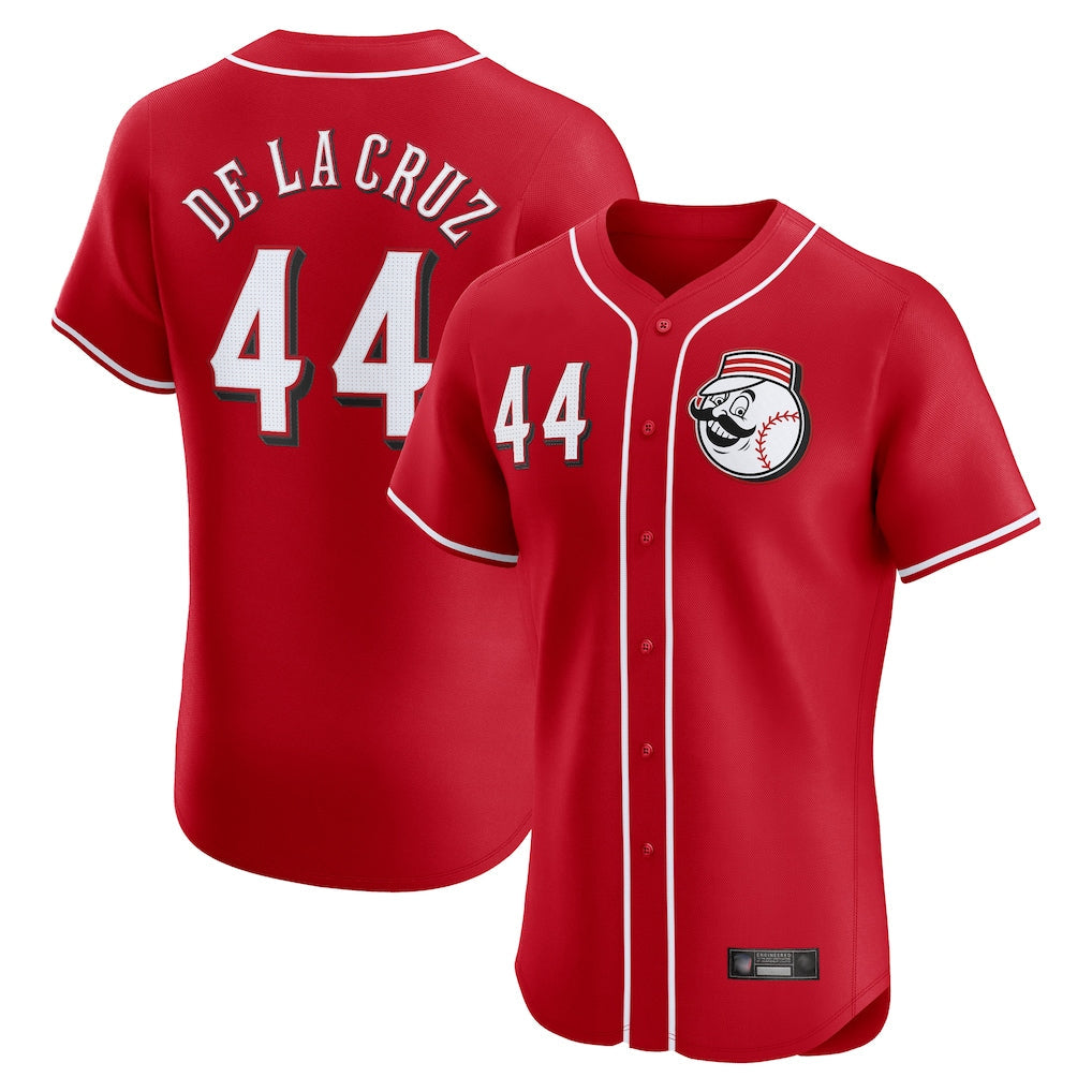 Ldoa C.Reds #44 Elly De La Cruz Player Red Limited Elite Home Game Stitched Jerseys