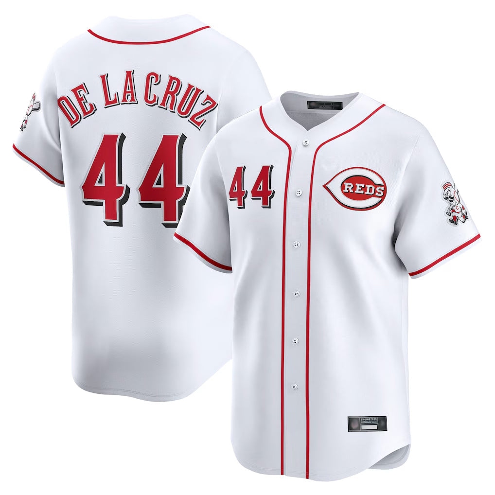 Ldoa C.Reds #44 Elly De La Cruz Player White Home Limited Stitched Jerseys