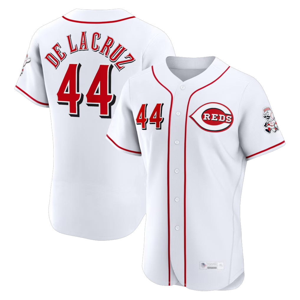 Ldoa C.Reds #44 Elly De La Cruz Player White Limited Elite Home Stitched Jerseys