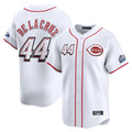 Ldoa C.Reds #44 Elly De La Cruz Player White Speedway Classic Home Limited Stitched Jerseys