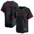Ldoa C.Reds #7 Spencer Steer Player Black City Connect Home Limited Stitched Jerseys