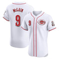 Ldoa C.Reds #9 Matt McLain Player White Limited Elite Home Stitched Jerseys
