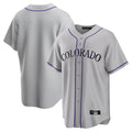 Ldoa C.Rockies Gray Game Home Blank Player Stitched Jerseys