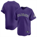 Ldoa C.Rockies Purple Limited Home Blank Player Stitched Jerseys