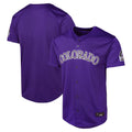 Ldoa C.Rockies Purple Limited Home Game Blank Player Stitched Jerseys