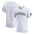 Ldoa C.Rockies White Limited Home Blank Player Stitched Jerseys