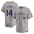 Ldoa C.Rockies #14 Ezequiel Tovar Player Gray Limited Home Stitched Jerseys