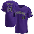 Ldoa C.Rockies #14 Ezequiel Tovar Player Purple Limited Elite Home Stitched Jerseys