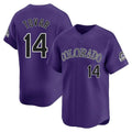 Ldoa C.Rockies #14 Ezequiel Tovar Player Purple Limited Home Stitched Jerseys