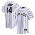 Ldoa C.Rockies #14 Ezequiel Tovar Player White Game Home Stitched Jerseys