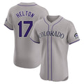 Ldoa C.Rockies #17 Todd Helton Player Gray Limited Elite Home Stitched Jerseys