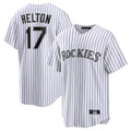 Ldoa C.Rockies #17 Todd Helton Player White Game Home Stitched Jerseys