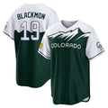 Ldoa C.Rockies #19 Charlie Blackmon Player Green City Connect Home Game Stitched Jerseys