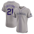 Ldoa C.Rockies #21 Kyle Freeland Player Gray Limited Elite Home Stitched Jerseys