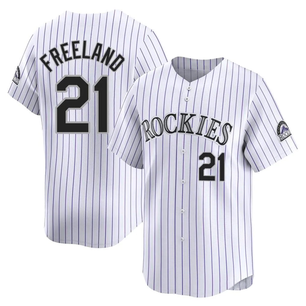 Ldoa C.Rockies #21 Kyle Freeland Player White Limited Home Stitched Jerseys