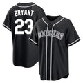 Ldoa C.Rockies #23 Kris Bryant Player Black Fashion Out Home Game Stitched Jerseys