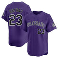 Ldoa C.Rockies #23 Kris Bryant Player Purple Limited Home Stitched Jerseys