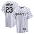 Ldoa C.Rockies #23 Kris Bryant Player White Game Home Stitched Jerseys