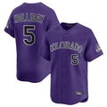 Ldoa C.Rockies #5 Matt Holliday Player Purple Limited Home Stitched Jerseys