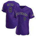 Ldoa C.Rockies #8 Ryan Ritter Player Purple Limited Elite Home Stitched Jerseys