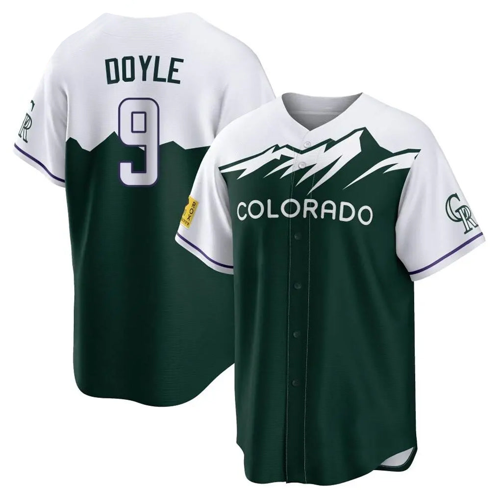 Ldoa C.Rockies #9 Brenton Doyle Player Green City Connect Home Game Stitched Jerseys