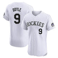 Ldoa C.Rockies #9 Brenton Doyle Player White Limited Elite Home Stitched Jerseys