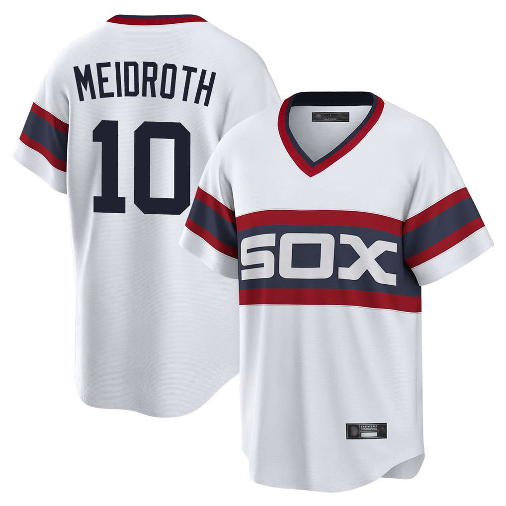 Ldoa C.White Sox #10 Chase Meidroth Player White T-shirt Home Game Stitched Jerseys