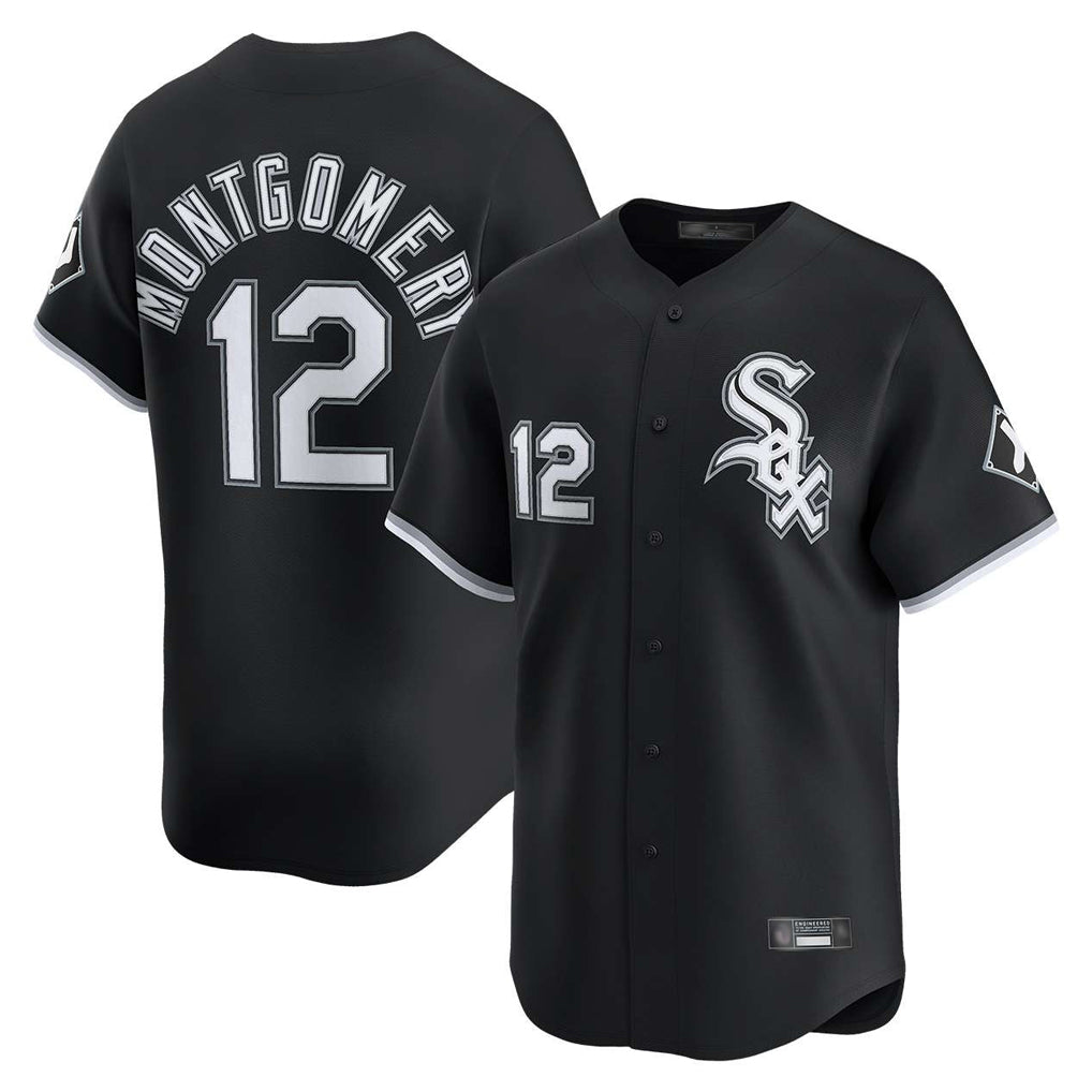 Ldoa C.White Sox #12 Colson Montgomery Player Black Limited Home Stitched Jerseys