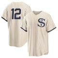 Ldoa C.White Sox #12 Colson Montgomery Player Cream Field of Dreams Home Game Stitched Jerseys