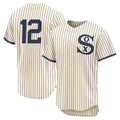 Ldoa C.White Sox #12 Colson Montgomery Player Cream Field of Dreams Limited Elite Home Stitched Jerseys