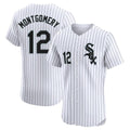 Ldoa C.White Sox #12 Colson Montgomery Player White Stripe Limited Elite Home Stitched Jerseys