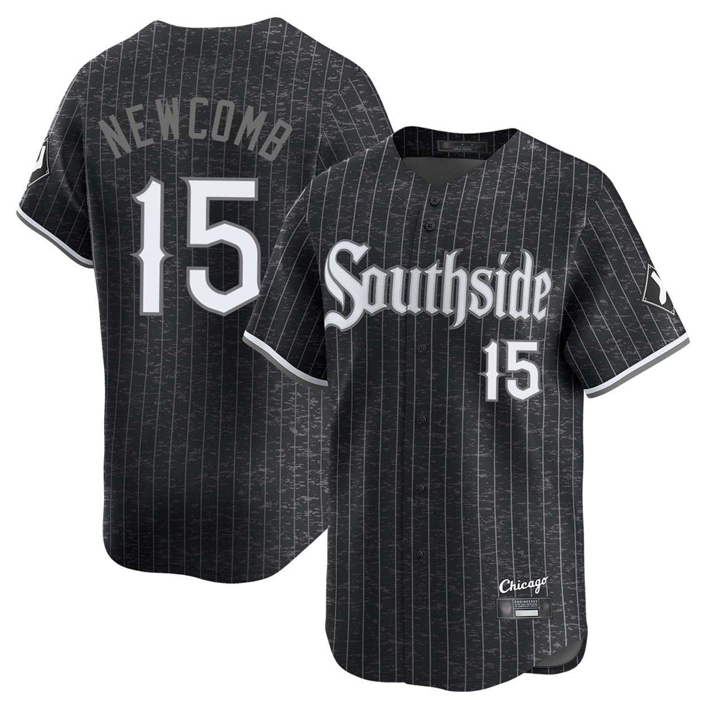 Ldoa C.White Sox #15 Sean Newcomb Player Black City Connect Limited Home Stitched Jerseys