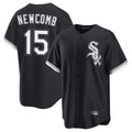 Ldoa C.White Sox #15 Sean Newcomb Player Black Home Game Stitched Jerseys